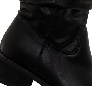 484011 Garrapata Bota Sintético Negro