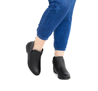 YX826 Garrapata Botin Sintético Negro