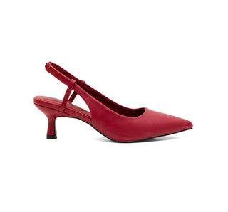 FDM33-06A Garrapata Zapatilla baja Sintético Rojo