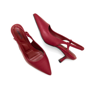 FDM33-06A Garrapata Zapatilla baja Sintético Rojo