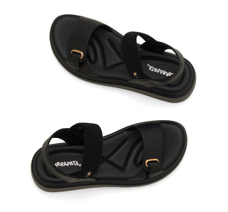 9318-3 Garrapata Sandalia Sintético Negro