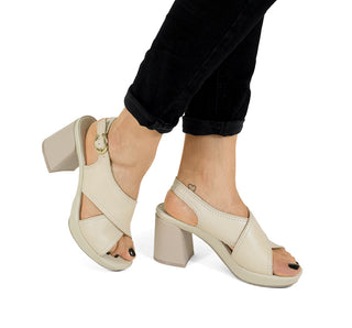 122701 Flexi Sandalia Piel Beige