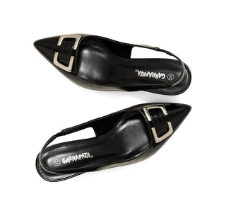 561007 Garrapata Zapatilla media Sintético Negro