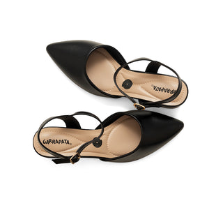 564003 Garrapata Zapatilla media Sintético Negro