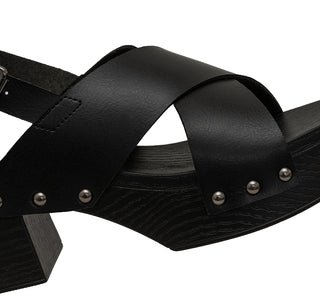 564012 Garrapata Sandalia Sintético Negro