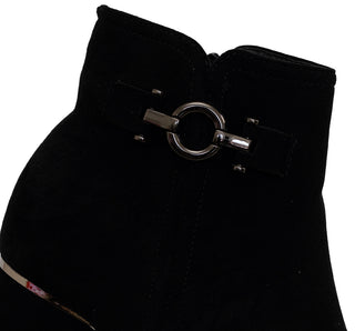 574002 Garrapata Botin Sintético Negro