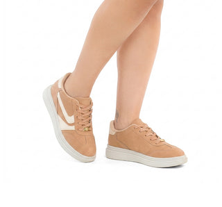 5816.102 Moleca Tenis Nobuck Nude