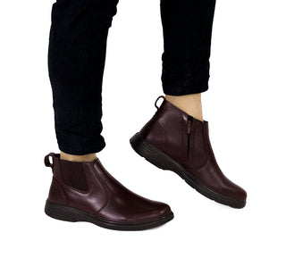 59305 Flexi Botin Piel Cafe