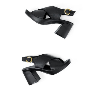 122701 Flexi Sandalia Piel Negro