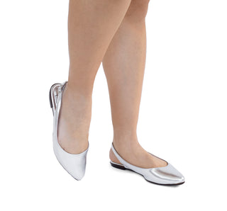 5444.330 Moleca Flats Metalizado premium Plata
