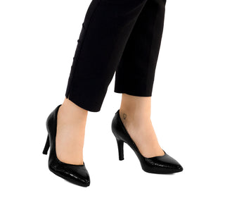 104501 Flexi Zapatilla media Sintético Negro