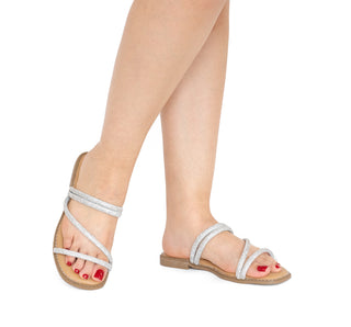 111009 Garrapata Sandalia Sintético Plata