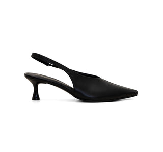 604001 Lady paulina Zapatilla alta Sintético Negro