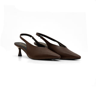 604001 Lady paulina Zapatilla alta Sintético Cafe