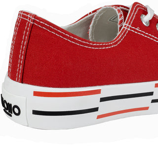 608201 Ozono Tenis Textil Rojo