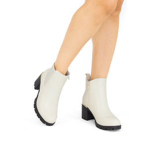 2409103 Garrapata Botin Sintético Beige