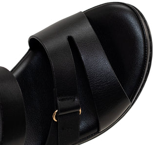 615002 Garrapata Sandalia Sintético Negro