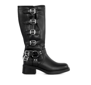 2409126 Garrapata Bota Sintético Negro