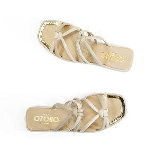 632102 Ozono Sandalia Sintético Beige