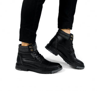 654301 Ozono Botin Sintético Negro