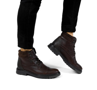 654301 Ozono Botin Sintético Chocolate
