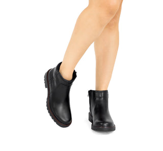 37823 Flexi Botin Piel Negro