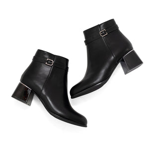 674002 Garrapata Botin Sintético Negro