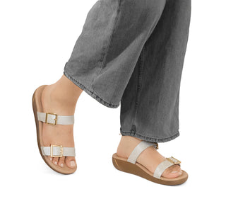688201 Ozono Sandalia Sintético Gris plata