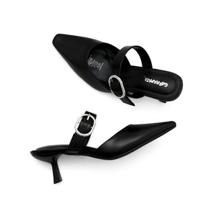 463006 Garrapata Zapatilla media Sintético Negro