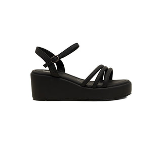 712001 Garrapata Sandalia Textil Negro