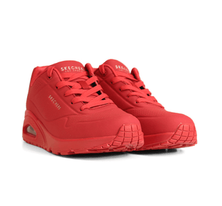 73690 Skechers Tenis Textil Rojo