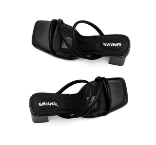 614002 Garrapata Sandalia Sintético Negro