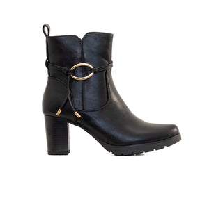 774002 Garrapata Botin Sintético Negro