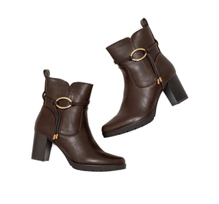 774002 Garrapata Botin Sintético Cafe