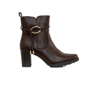 774002 Garrapata Botin Sintético Cafe
