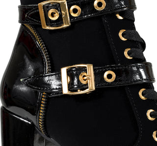 8-5502 Sarah studio Botin Buck Negro