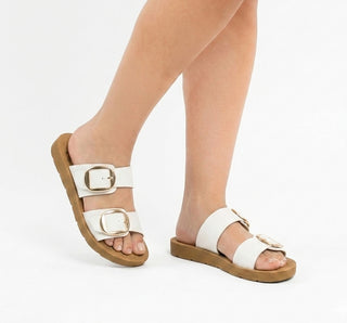 801307 Berlin Sandalia Sintético Blanco