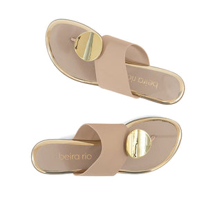 8367.657 Beira rio Sandalia Nobuck Beige