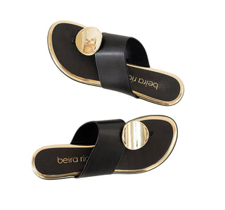 8367.657 Beira rio Sandalia Napa turim Negro
