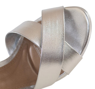 8371.201 Beira rio Sandalia Metalizado premium Plata