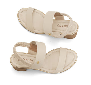 8379.221 Beira rio Sandalia Napa lezard strech Blanco