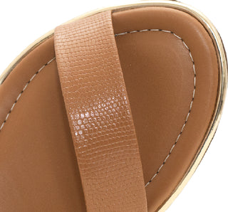 8379.221 Beira rio Sandalia Napa lezard strech Camel