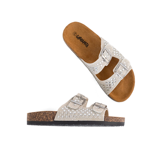 311008 Garrapata Sandalia Sintético Plata