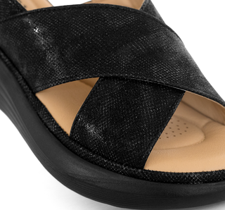 2517030 Garrapata Sandalia Sintético Negro