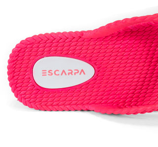 1002 Escarpa Sandalia Plastico Rosa neón