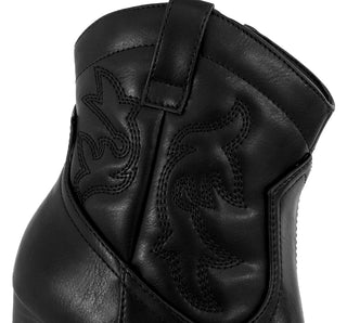 2411066 Garrapata Botin Sintético Negro