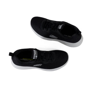 894046 Skechers Tenis Textil Negro gris