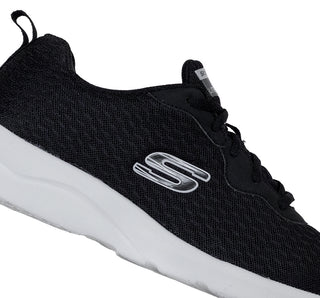 894046 Skechers Tenis Textil Negro gris