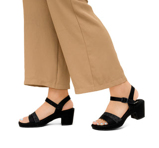 9175-7 Garrapata Sandalia Sintético Black