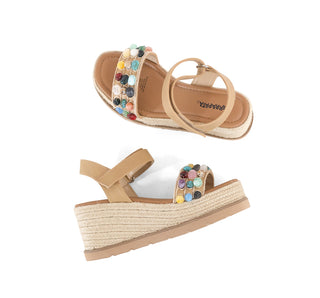 912001 Garrapata Sandalia Sintético Beige